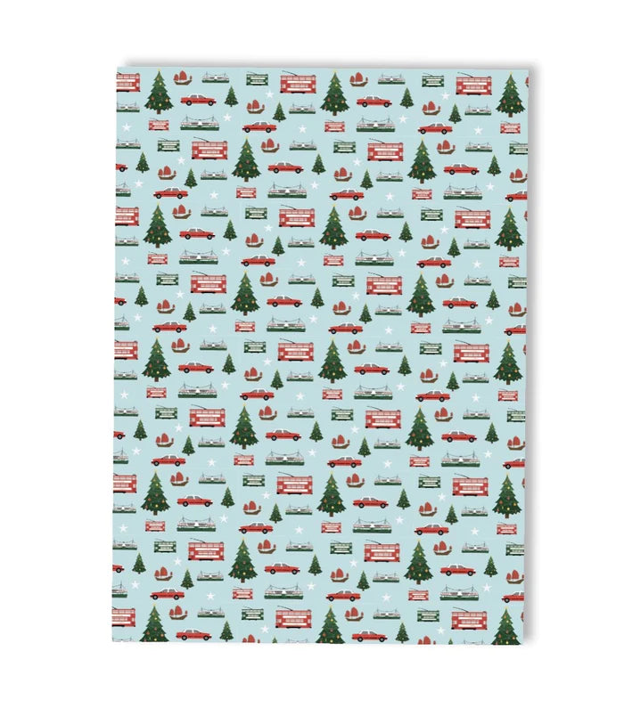 " X'mas Transport " Wrapping Paper