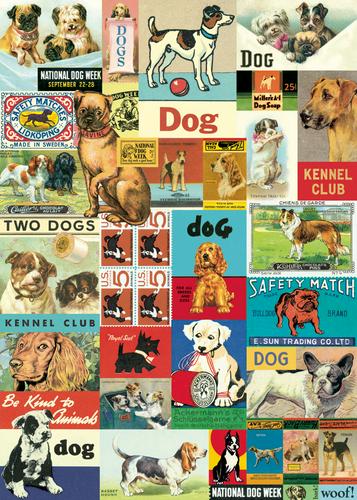 " Vintage Dogs " Poster