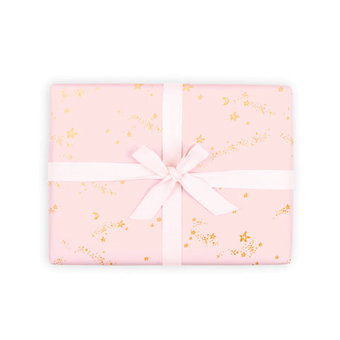Pink Stardust Gift Wrap