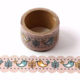 Bird Print Die Cut Washi Tape
