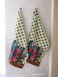 Chinese Flasks Tea Towel
