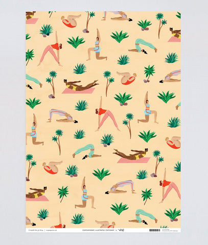 " Yoga " Gift Wrap