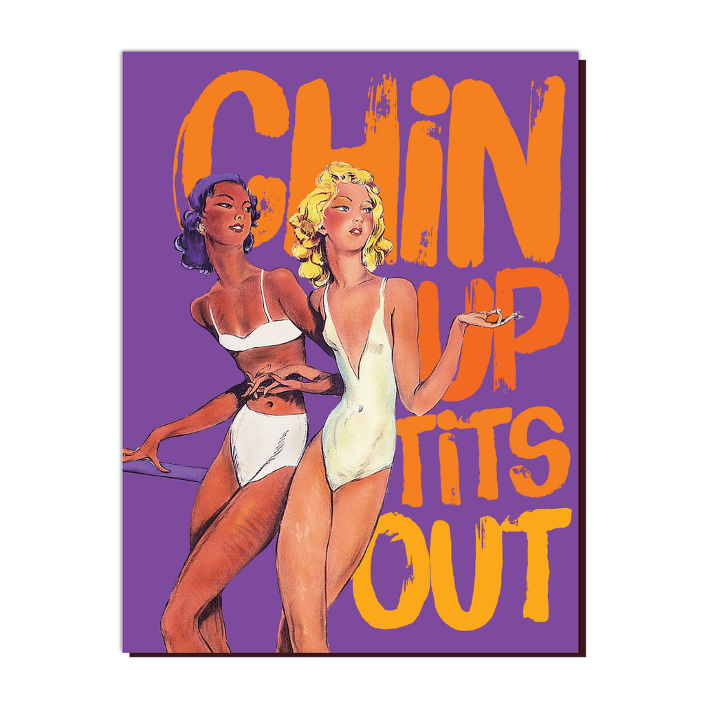 " Chin Up " Card