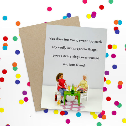 " Best Friend " Greeting Card