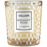 Textured Glass Candle (Rose Collection)