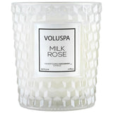 Textured Glass Candle (Rose Collection)