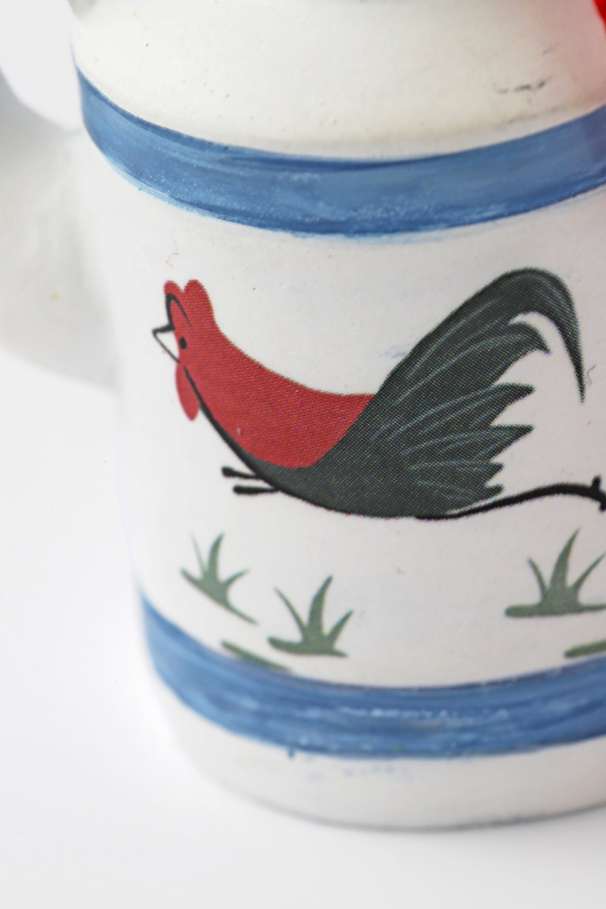 Hanging Decoration: Rooster Kettle