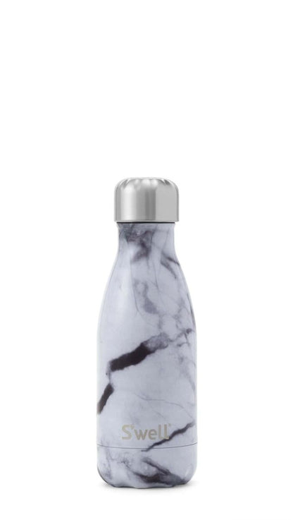 White Marble - Stainless Steel S'well Water Bottle - Thorn and Burrow