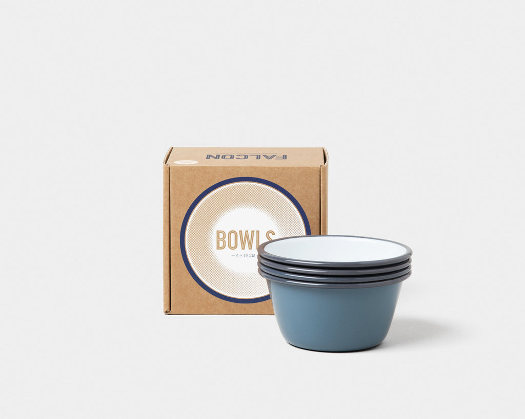 12cm Bowls Enamel Ware set of 4