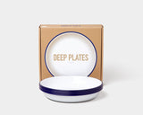 Deep Plates Enamel Ware set of 4