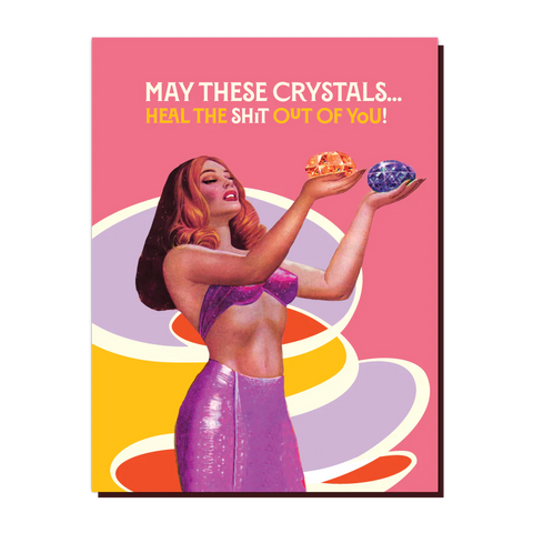 " Crystals " Card
