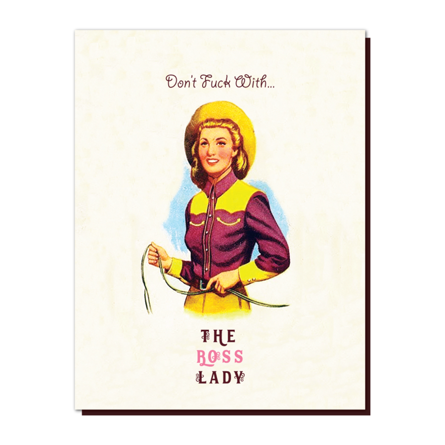 " The Boss Lady " Card