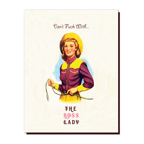 " The Boss Lady " Card