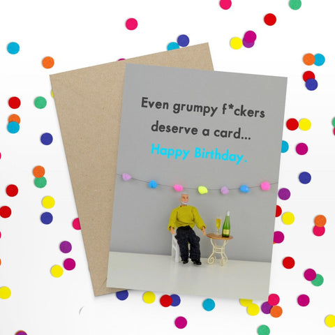 " Grumpy F*ckers " Greeting Card
