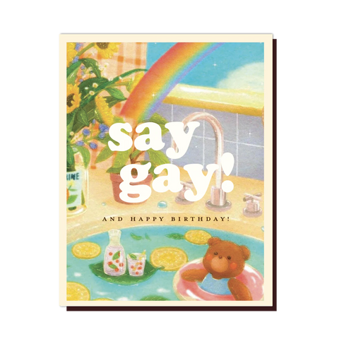 " Say Gay! " Card
