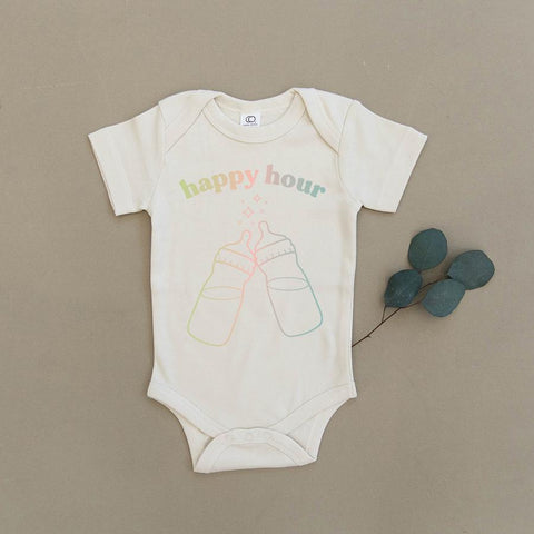 Happy Hour Organic Baby Bodysuit
