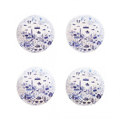 HK Willow 8" Starter Plates (Set of 4)