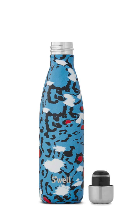 Product image of Azure Leopard - Stainless Steel S'well Water Bottle