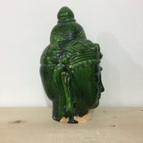 Green Ceramic Buddha