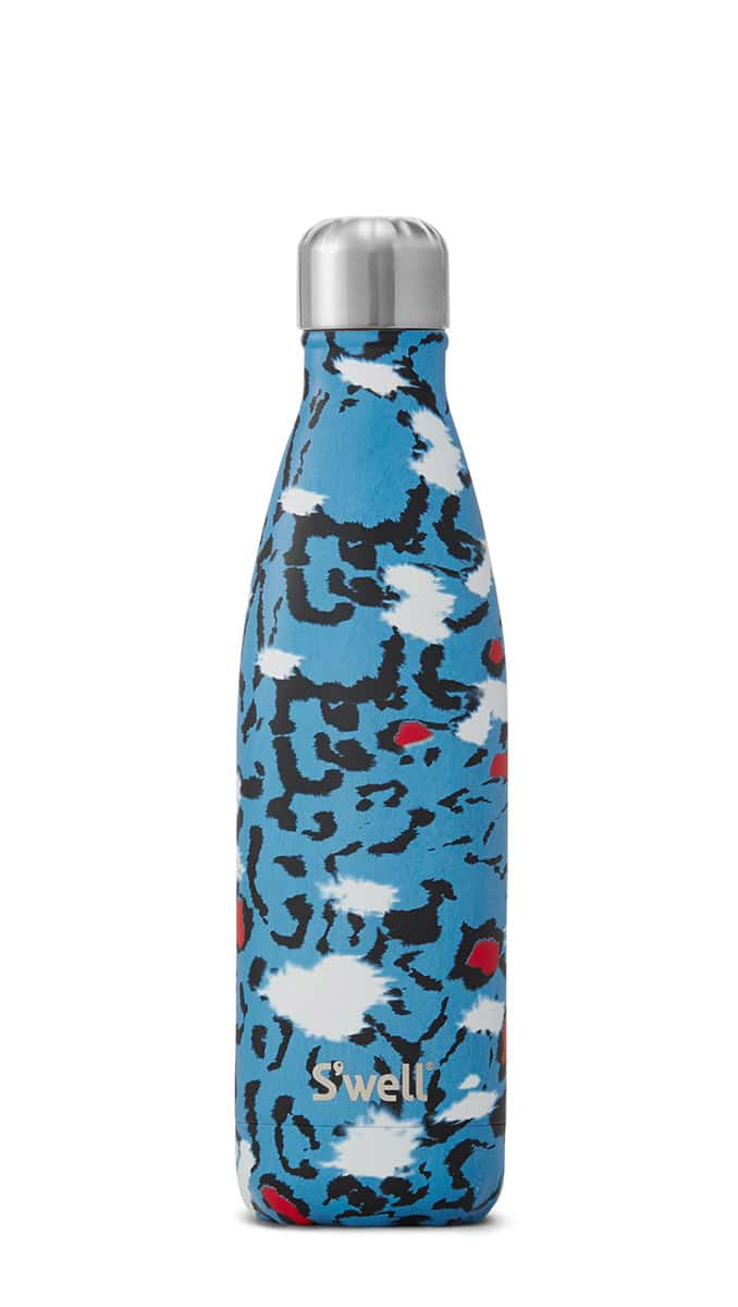 Product image of Azure Leopard - Stainless Steel S'well Water Bottle