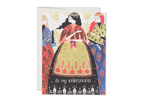 " Three Bridesmaids " Card