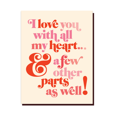 " Love with All my Heart " Card
