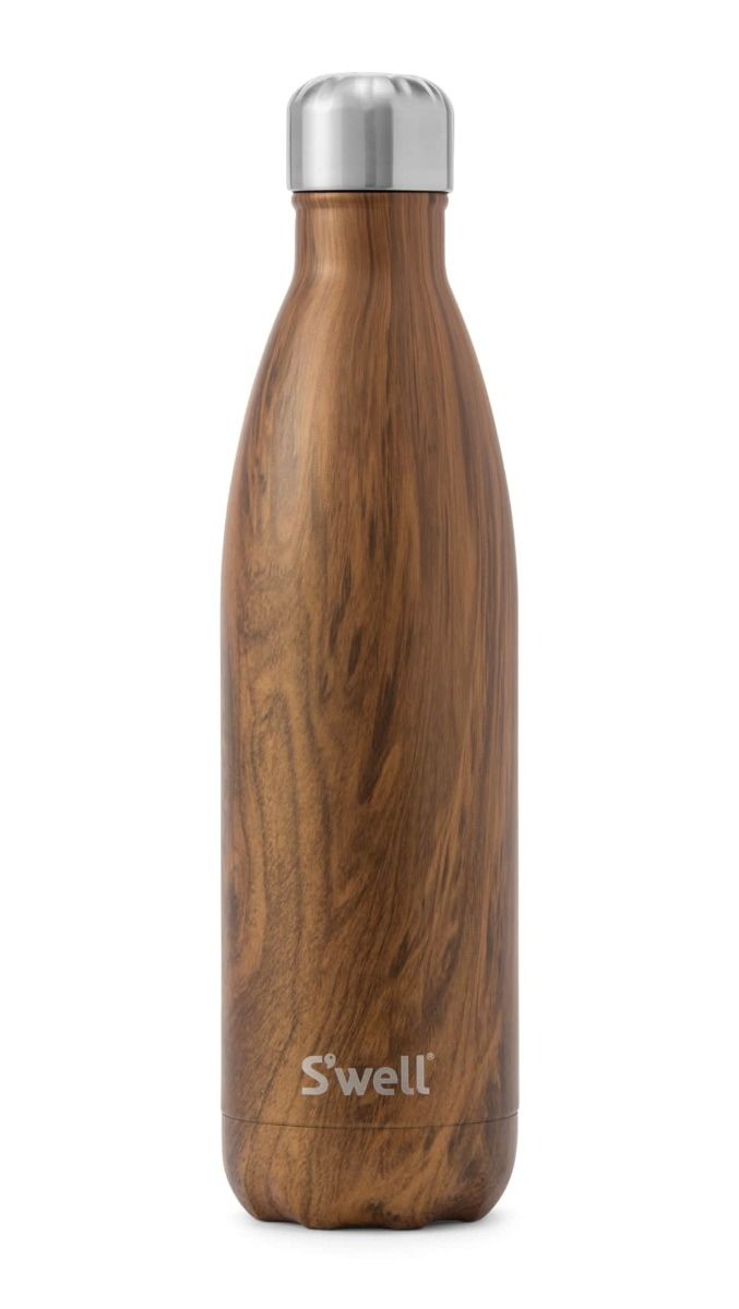 Teakwood - Stainless Steel S'well Water Bottle - Thorn and Burrow