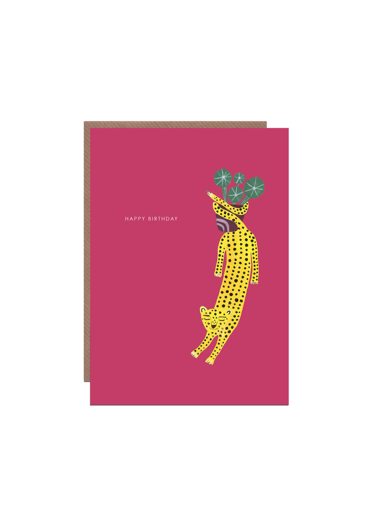 " Lying Leopard " Card