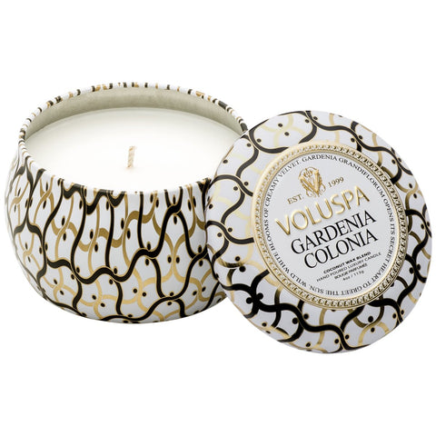 Metallic Decorative Tin Candles