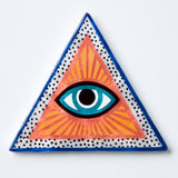 Tri Eye Tile Wall Decor