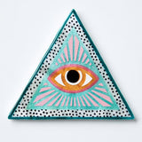 Tri Eye Tile Wall Decor