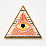 Tri Eye Tile Wall Decor