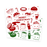 Hong Kong Foodie - Christmas Notecards Pack (6 Sets)