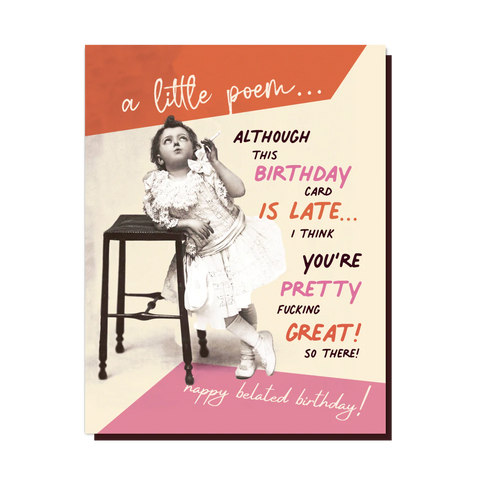 " Little Poem " Card
