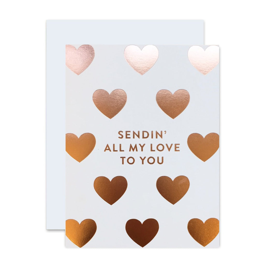 " SENDIN' ALL MY LOVE " Card