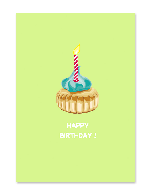 " Happy Birthday Iced Gem " Greeting Card
