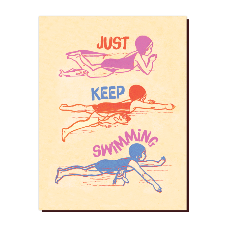 " Keep Swimming " Card