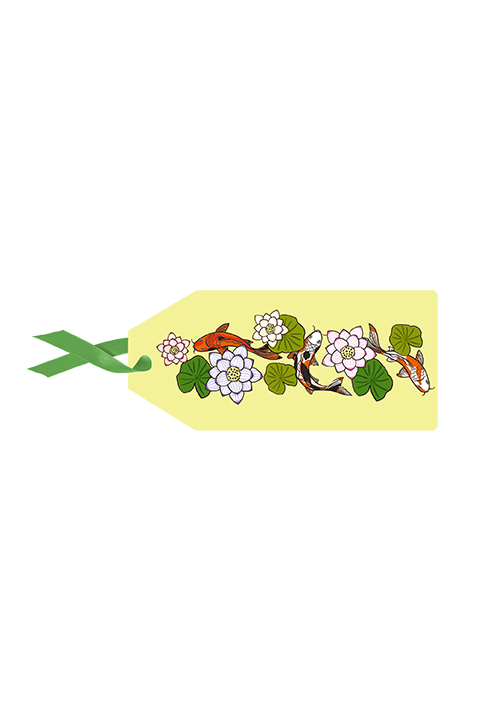 Koi Pond Gift Tag