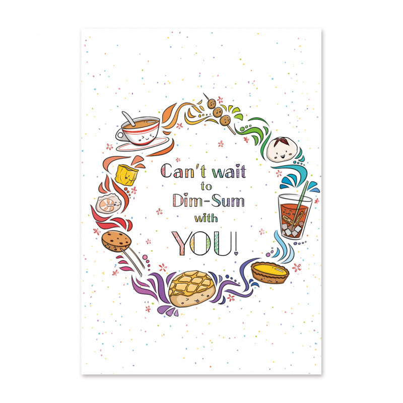 " Cant Wait To Dim Sum With You " Card