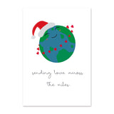 " Sending Love Across The Miles " Pack of 10 - Christmas Card