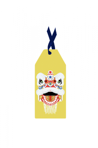 " Lion Dance " Gift Tag