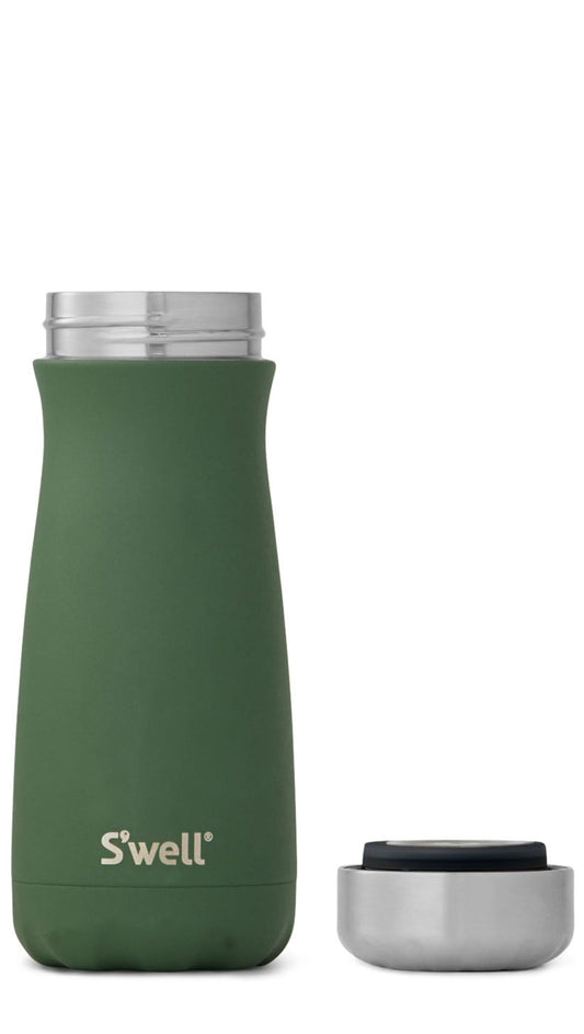 Product image of Green Jasper Traveler - Stainless Steel S'well Water Bottle