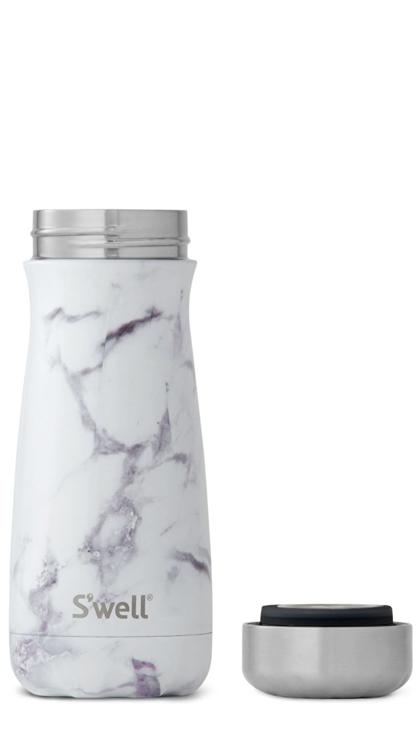 Product image of White Marble Traveler - Stainless Steel S'well Water Bottle