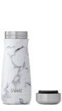 White Marble Traveler - Stainless Steel S'well Water Bottle