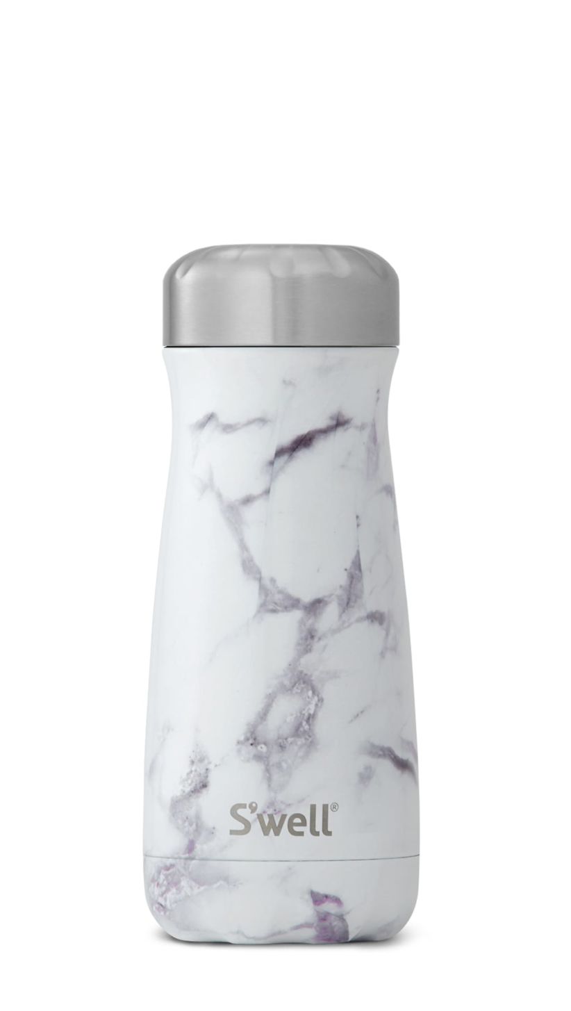 Product image of White Marble Traveler - Stainless Steel S'well Water Bottle