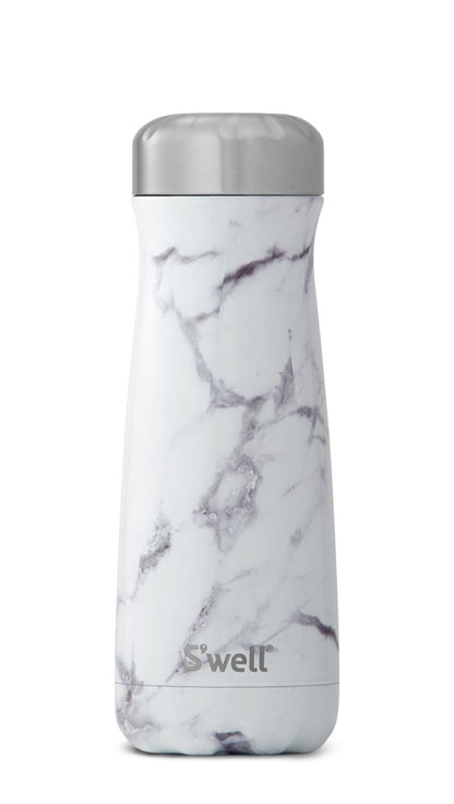Product image of White Marble Traveler - Stainless Steel S'well Water Bottle