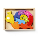 Number Snail Learning Puzzle