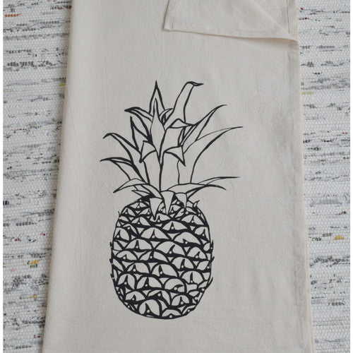 Pineapple Cotton Tea Towel & Napkins