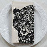 Bear Cotton Tea Towel & Napkins