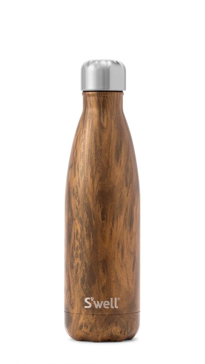 Teakwood - Stainless Steel S'well Water Bottle - Thorn and Burrow